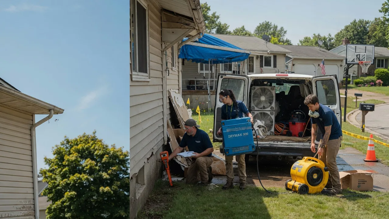 Ceiling Leak Cleanup in Horsham, PA near me